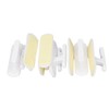 8Pcs Wall Self Adhesive Curtain Hooks White Reusable Plastic Curtain