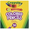 Crayola 50ct Long Colored Pencils (68-4050) 6 Pack
