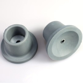 FDXGYH 4 Pcs 1" Replacement Feet for Shower Chair Bath Seat Shower Bench and Tub Transfer Benches Non-Slip Rubber Suction Cup Feet with Built-in Shims