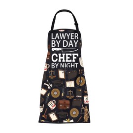 ENSIANTH Lawyer Cooking Apron Attorney Lawyer Gifts Lawyer Appreciation Gifts Lawyer Kitchen Chef Baking Apron with Pockets (25111 lawyer by A)