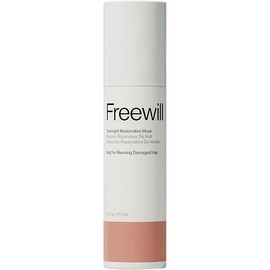 Freewill Overnight Restorative Mask, Moisturizing Hair Mask for Damaged Hair, Restores Luster and Strength, Use Day or Night for Improved Hair Health, 6 oz