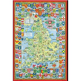 JG Historical Map of England and Wales 1000 Piece Jigsaw Puzzle