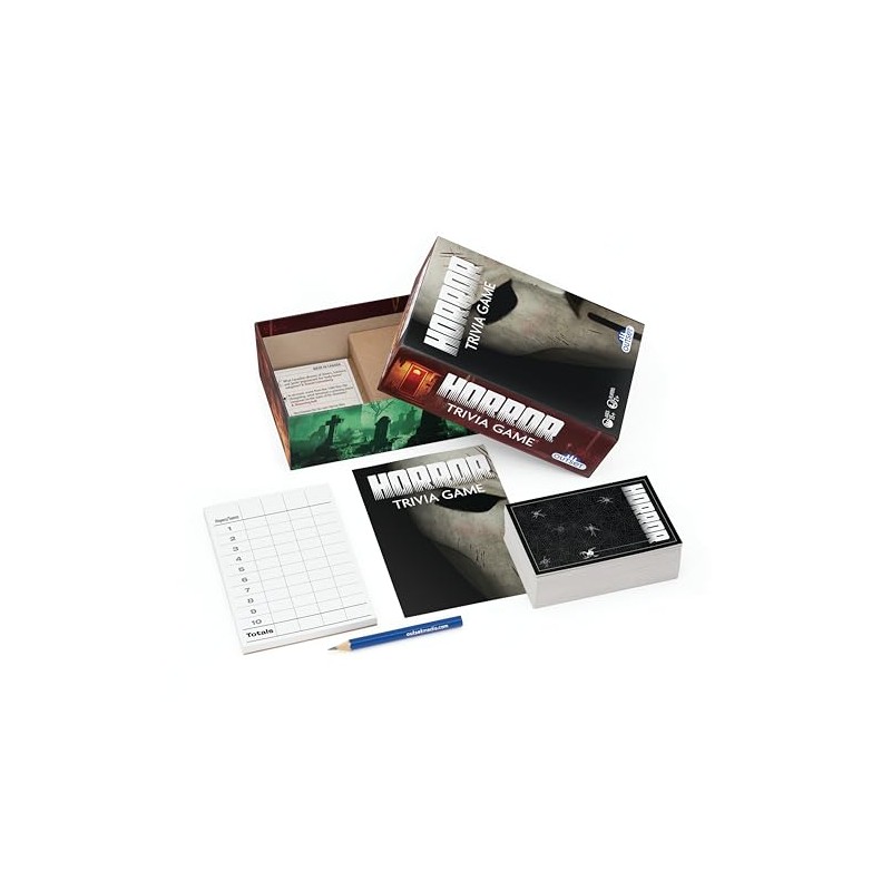 Outset Media Horror Trivia Game | 500 Horror Themed Quiz