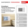 EMOS Digital Room Thermostat, Programmable Wall Thermostat for Heating and