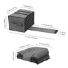 Pack of 2 Plate Holders Motorhome, Felt Organiser Motorhome, Cup