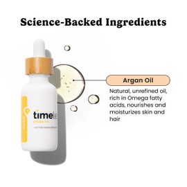 Timeless Skin Care Argan Oil - 100% Pure Argan Oil for Face & Hair Care - For Dry Skin - Fragrance-Free - Use with Moisturizer or Hair Products - 1 oz