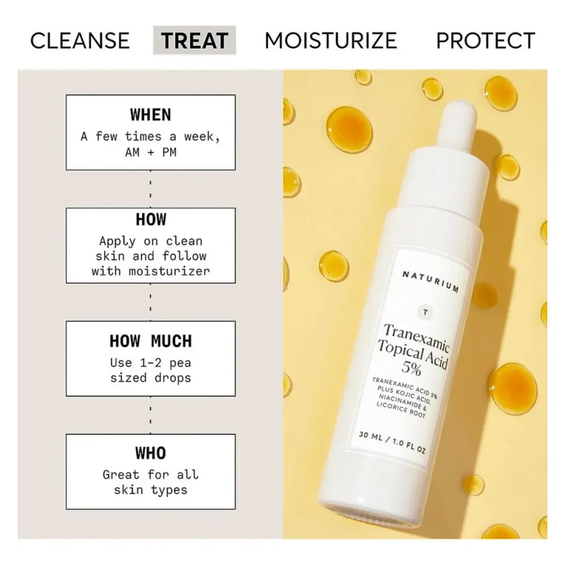 Sérum Ácido Tranexámico Naturium 5% Para Manchas Hiperpigmentación 30ml