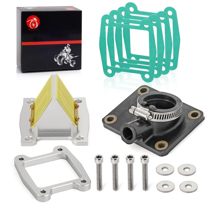 Intake Manifold Boot & Billet Aluminum Reed Valve & Reed