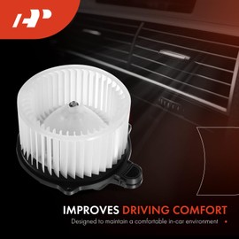 A-Premium HVAC Heater Blower Motor and Resistor Assembly Compatible with Hyundai & Kia Vehicles - Sonata 2011-2014, Azera 2012-2017, Optima 2012-2016, Cadenza 2014-2016, Sedan, 2-PC Set