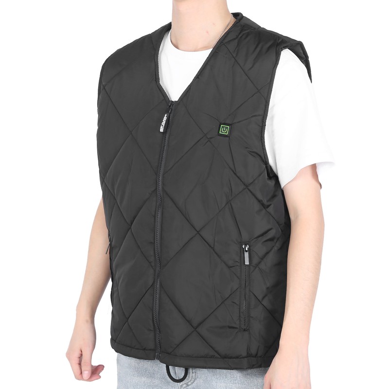 Electric Heated Vest USB Charging Winter Warm Body Thermal Tempertature