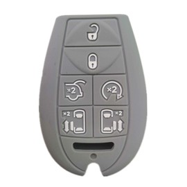 KAWIHEN Silicone Key Fob Cover Replacement for Chrysler Town Country Dodge Grand Caravan M3N5WY783X 2701A-C01C 68043594AA 68043594AA