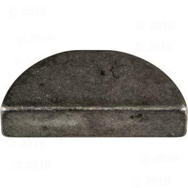 Monster Fastener #15 1/4" x 1" Steel Round Head Zinc Finish Woodruff Key (6 pieces) for Machine Shop, Automotive Repair