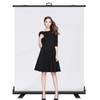 WASJOYE Retractable White Backdrop Screen - 79 x 59 in