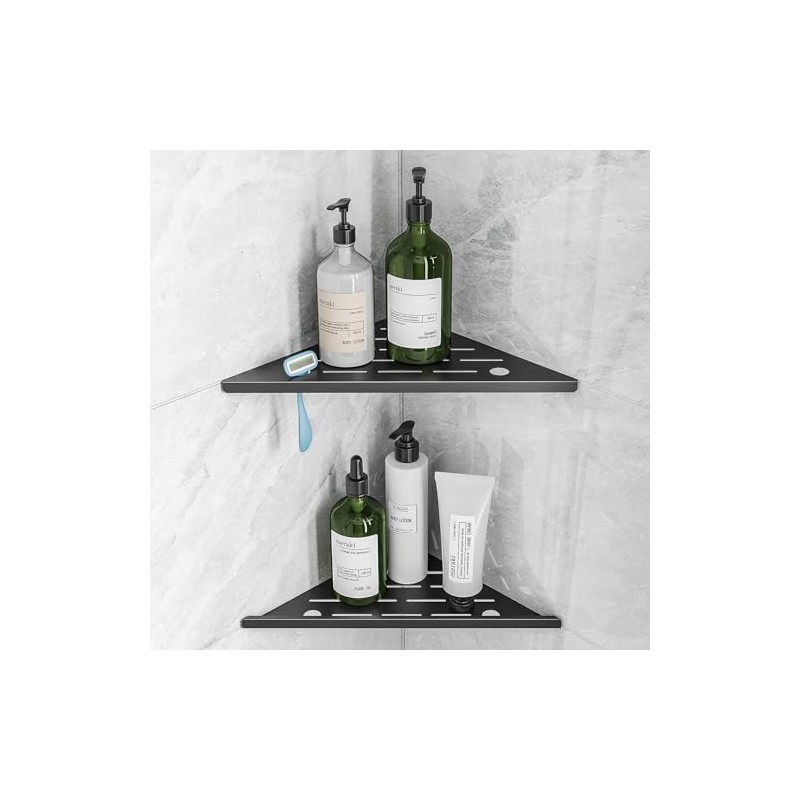 HBXS Corner Shower Caddy 2 Pack 10", Stainless Steel Rustproof