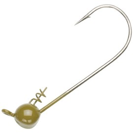 Owner American 5151GP-034 4 Ultrahead Shaky Jighead, 3/16 oz, 4/0 Hook, Green