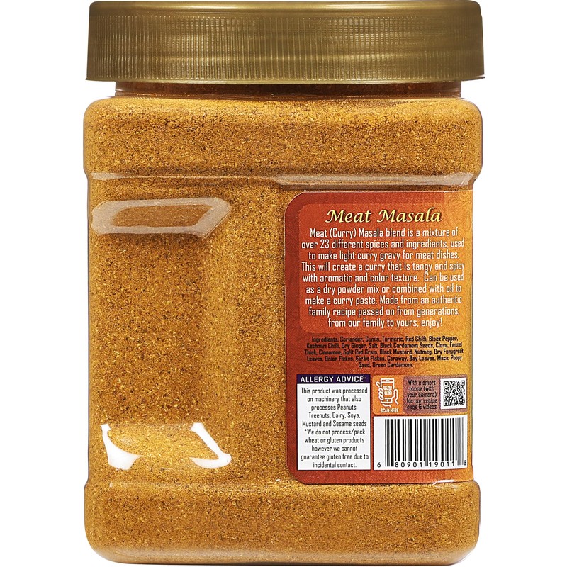 Rani Meat Curry Masala 21-Spice Blend 17.5oz (1.1lbs) 500g PET