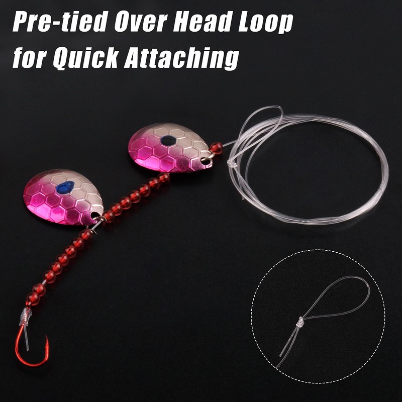 Walleye Spinner Rig Kit, 10 Pack Crawler Harness Walleye Live