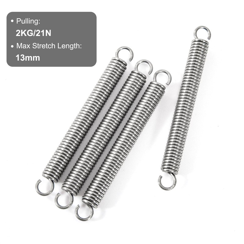 GUNGY Tension Springs with Hooks Stainless Steel Tension Spring 45