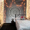 raajsee Indian Cotton Mandala Throw, Ombre Boho Elephant Psychedelic Room