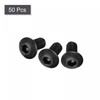 TA-VIGOR 50Pcs M5 x 10mm Alloy Steel Button Head Hex