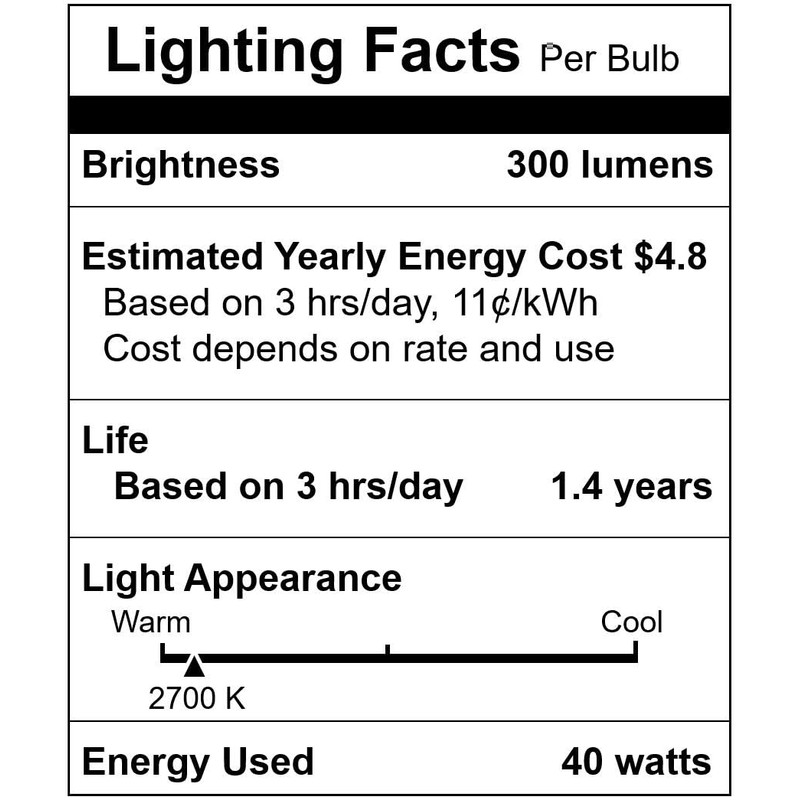 Simba Lighting Oven Light Bulb 300°C/572°F Rated G45 G14 40W
