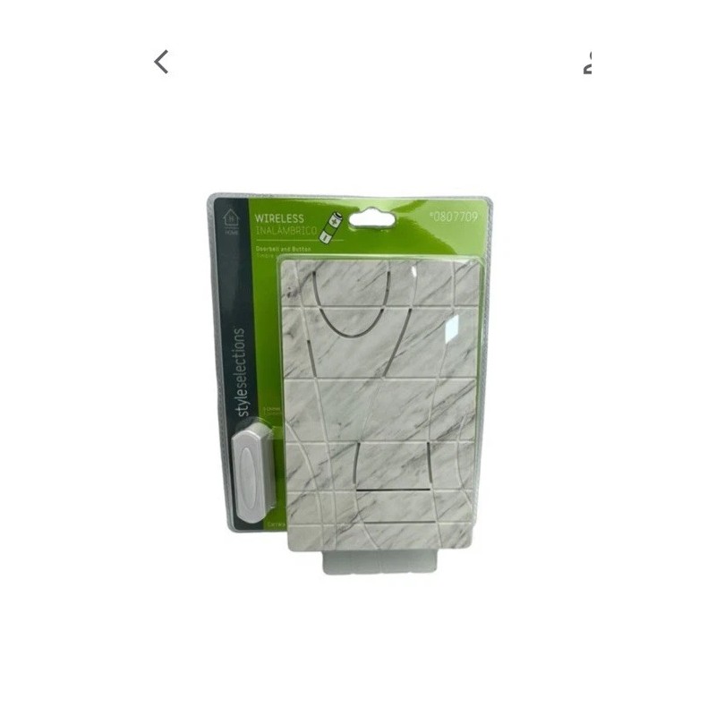 Style Selections Carrara Wireless Doorbell Chime Kit