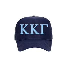 Kappa Kappa Gamma Sorority Trucker Hat - Navy Kappa Cap - KKG Gifts
