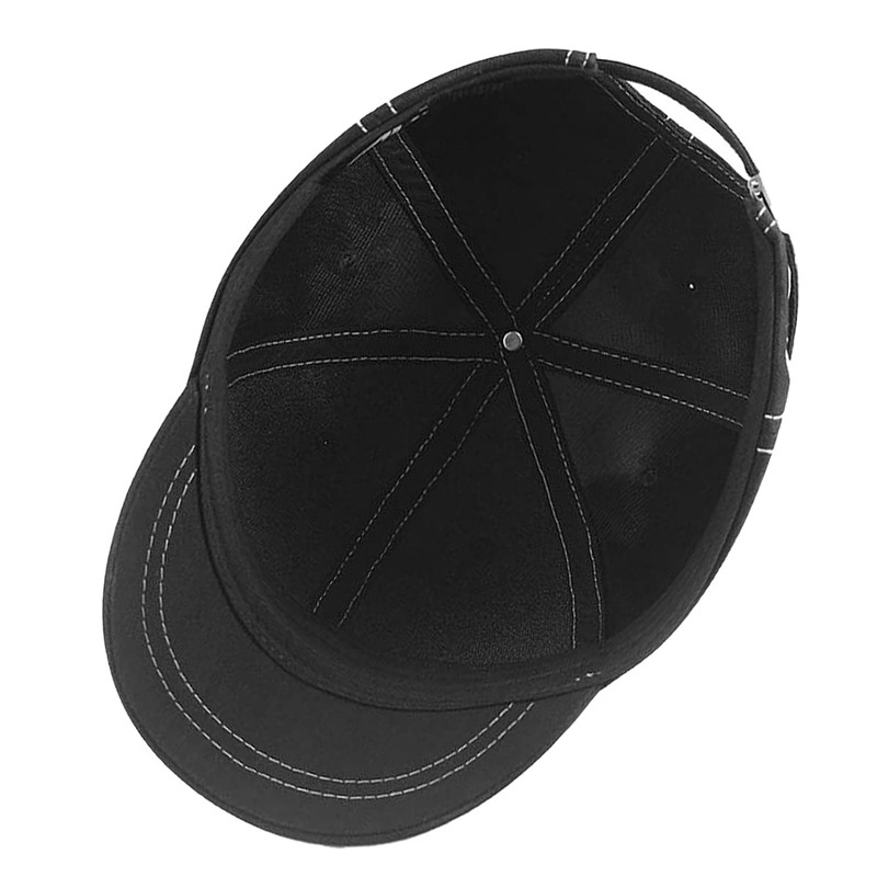 Laquest Short Brim Stitched Short Brim Cap, Large Size, Maximum