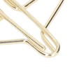100pcs Paper Clips Portable Anti Electroplating Gold Cute Shaped Metal