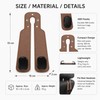 2-in-1 Car Headrest Hook for Bags – Compact Seat-Back Organizer