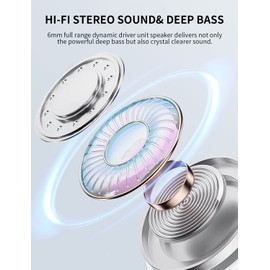 Kids Wireless Earbuds, Smart Touch Wireless Headphones with Mic Cartoon Charging Case, Bluetooth 5.3, IPX5 Waterproof, 36 Hours Playtime, In-Ear Kids Headphones for Small Ear Canals