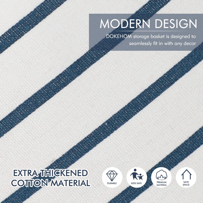 DOKEHOM 20 Inches (50.8 cm) Thickened Foldable Round Storage Laundry