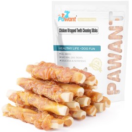 Pawant Dog Treats Biscuits Chicken and Teeth Cleaning Sticks Puppy Training Treats 0.5lb/227g