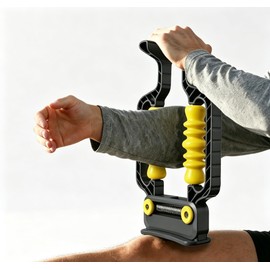 Adjustable Arm and Leg Massager Roller with Spring Base for Forearm & Tennis Elbow