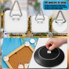 Forzater 60 Pcs Adhesive Picture Hanger Foamboard Picture Hanging Hooks