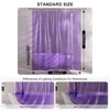 AmazerBath Purple Shower Curtain Liner Luxury, EVA Soft Clear Heavy