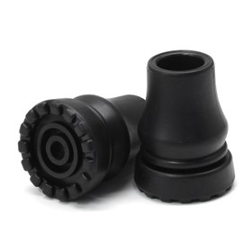 Bonsicoky 2 Pack Cane Tips 3/4 Inch Heavy Duty Rubber