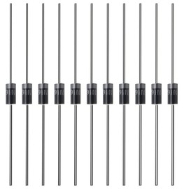 ECSiNG 100 pieces 1N5819 Schottky diodes 1A 40V Schottky barriers rectifier diodes for product development of solar panel charging circuits