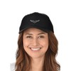 Trigema Women's Baseball Cap Black Schwarz (Schwarz 008) One Size