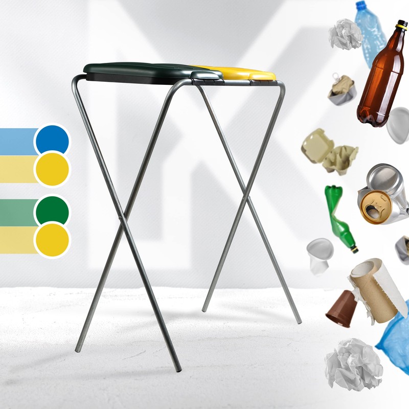 KADAX Double Bin Bag Holder, Bin Bag Stand in 5