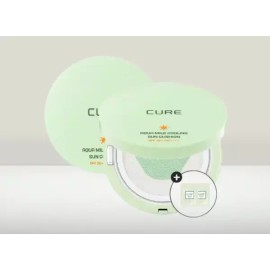 Midukong 김정문알로에 아쿠아 마일드 쿨링 선쿠션 25g x 2개 Kim Jeong-mun Aloe Aqua Mild Cooling Sun Cushion 25g x 2 pieces