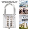 Padlock, Lock Tactile Button Combination Padlock, 10 Button Combination Padlock,