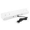 ASHATA Bass Speaker, Subwoofer Soundbar, for Computer Laptop (White)