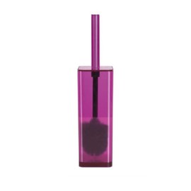 Spirella 10.15299 Toilet Brush Cubo Clear Fuchsia