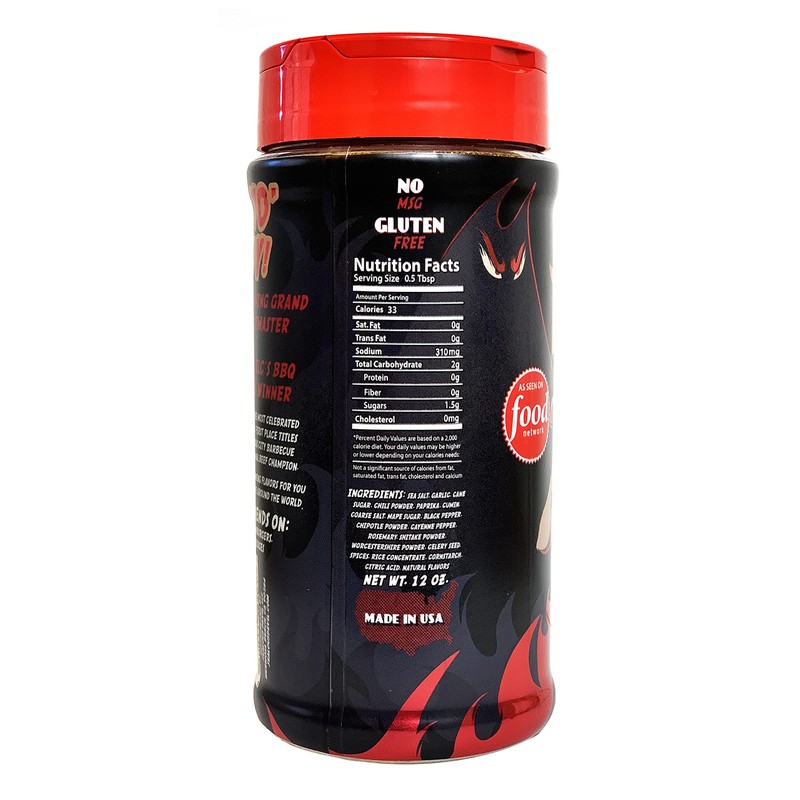 Jealous Devil Beef BBQ Love Rub, 12 oz