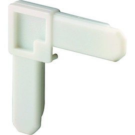 Prime-Line MP7723 Screen Frame Corner, 3/8 In. x 3/4 In., White Plastic (100 Pack)