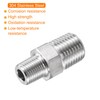 sourcing map 304 Stainless Steel Hex Reducer Pipe Fitting 1/4
