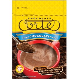 Cortes Instant Chocolate - Made in Puerto Rico by Cortes Hermanos - 12 oz Bag