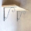 MASOUDI TRADING Shelf Bracket, 7.1 inches (18 cm), Set of