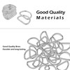 Trimming Shop Non Welded Metal D Ring Fasteners Durable Buckles